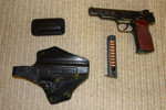 Автоматический пистолет Стечкина с магазином и кобурой (АПС)