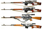 Разновидности снайперской винтовки Драгунова (СВД)